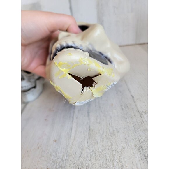 Halloween AS IS skull prop home decor figure scary - Picture 5 of 11